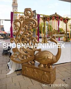 Statues de paon pour la décoration de piliers - Product Image 6