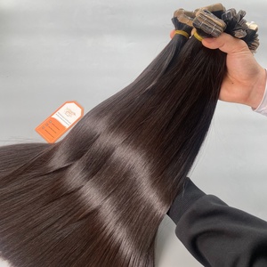 High Quality 100% Remy Human <b>Hair</b> Extensions Double Drawn Tape in Straight Style Factory Wholesale Price - Product Image 1