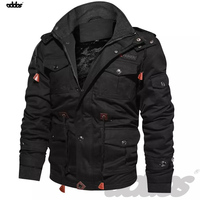 Nouvelle Mode Blouson Aviateur pour Homme Sur Mesure de Haute Qualité avec Doublure Fourrure et Lavage Épais, Vestes d'Extérieur pour Homme