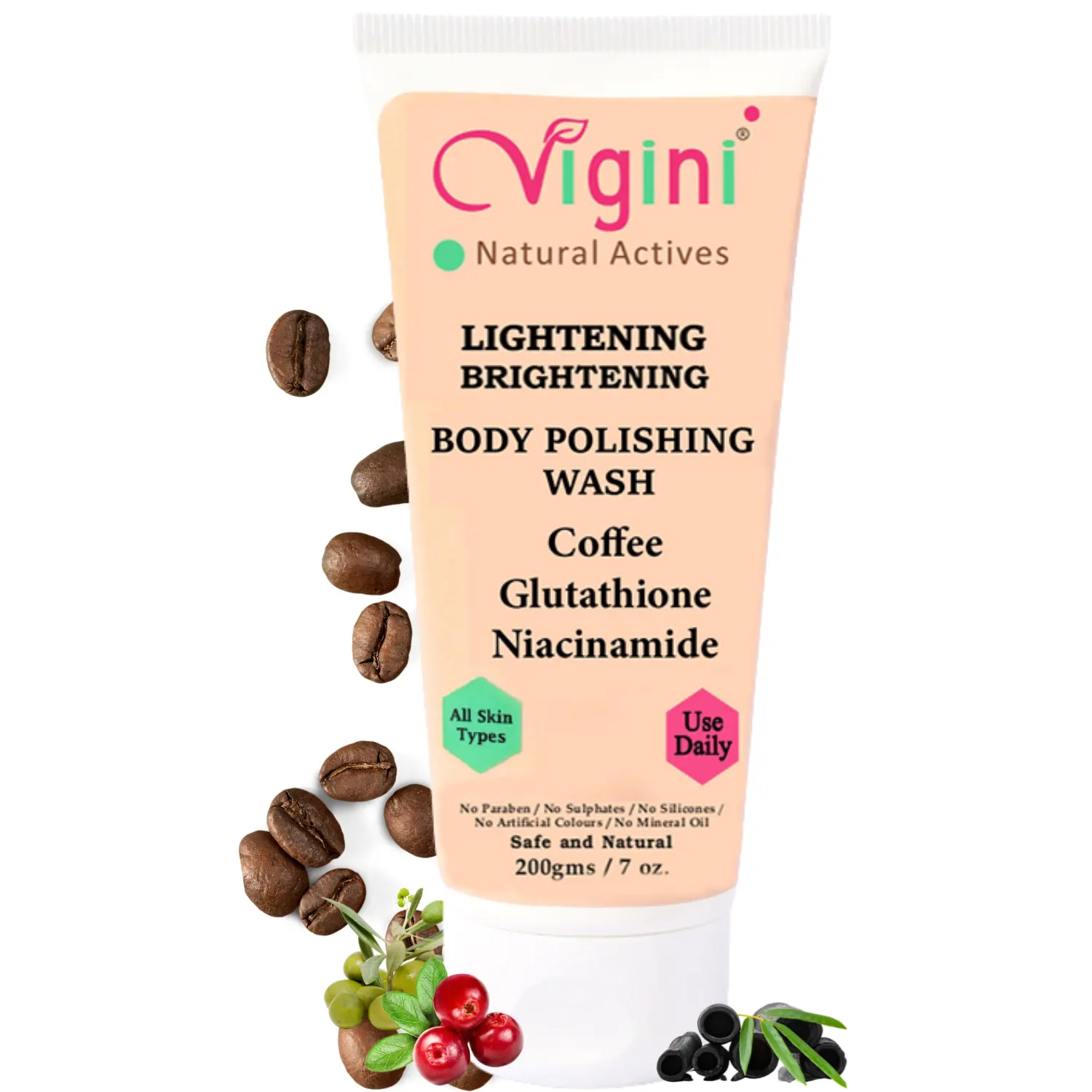 Hot Sale Lightening Brightening Body Polishing Wash Shower Gel Helps to Reduce Spot and Marks from Indian Exporter