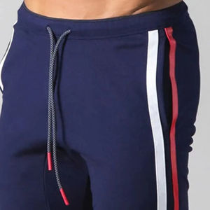 Pantalons de jogging décontractés hautement respirants, vêtements de sport, fitness, coupe ajustée de haute qualité, pantalons de sport pour hommes, 100% polyester, élastique - Product Image 6