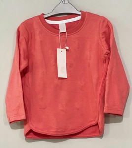 เสื้อสเวตเตอร์สำหรับเด็กผู้หญิงเสื้อสเวตเตอร์ระบายอากาศแขนยาวพิมพ์ลายสีพื้นนุ่มน่ารักสำหรับฤดูหนาว - Product Image 2