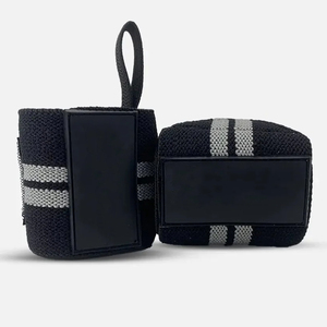 High Quality Cotton Fitness <b>Gym</b> <b>Wrist</b> <b>Support</b> Wraps Powerlifting Straps Custom Logo Breathable Lightweight Adjustable - Product Image 1