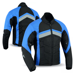 Chaqueta de carreras de motos con armadura, textil Cordura duradero, chaqueta de motocicleta transpirable e impermeable, ropa de carreras de automóviles personalizada - Product Image 1
