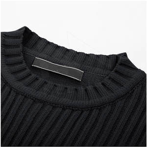 Pull-over épais en tricot à la main pour homme, personnalisé OEM & ODM, en coton et polyester respirant - Product Image 6