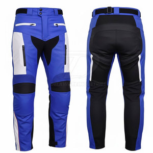 กางเกงหนังสำหรับขี่มอเตอร์ไซค์ผู้ชายสไตล์คลาสสิก ดีไซน์ที่เชื่อถือได้สำหรับการขับขี่ในเมืองและการเดินทางช่วงสุดสัปดาห์ - Product Image 2