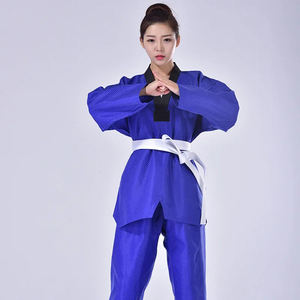 Pantalones de entrenamiento de Cintura elástica de alta calidad para artes marciales para uniforme de Taekwondo - Product Image 5