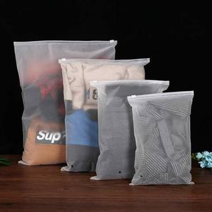 OEM Factory Direct Vietnam Supply High Quality Plastic T Shirt Packaging <b>Bag</b> Custom Clothing <b>Zipper</b> <b>Storage</b> <b>Bags</b> Custom Thicknes - Product Image 1