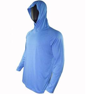Ropa deportiva de pesca ligera y transpirable de secado rápido UPF50 para hombres, conjuntos de LICRA de poliéster con capucha y protección UV para adultos - Product Image 2