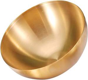 Tazón de Servir Grande de Acero Inoxidable Color Oro Rosa y Plata, de Lujo, Ecológico, Estilo Antiguo, para Fiestas, Cenas y Almuerzos, Venta al Por Mayor - Product Image 6