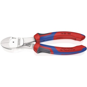 For Industrial Grade Heavy-duty 180mm Metric <b>Side</b> <b>Cutters</b> with Soft Grip Plastic Handles - Product Image 1
