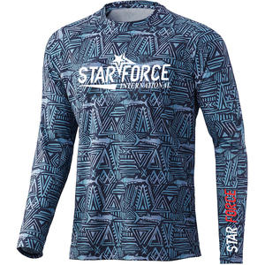 เสื้อตกปลาแขนยาวสำหรับเด็กแขนยาวเสื้อทำงานกันแดด UPF 50พิมพ์โลโก้ได้ตามต้องการ - Product Image 5