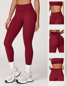 Leggings de fitness de sport personnalisés pour femmes Legging d'entraînement de style solide décontracté pour la salle de sport et la mode en gros - Product Image 1