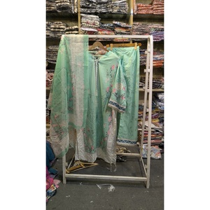FUSION LONG LENGTH 3 PIECE COTTON SALWAR KAMEEZ PLUS SIZE SERIES-SL00252 - Product Image 1