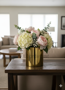 Ensemble de vases à fleurs en métal gris mat moderne, vases cylindriques décoratifs pour la décoration de la maison et des événements - Product Image 5