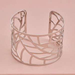 Brazalete de latón de nuevo diseño Brazaletes de joyería de regalo de mujer de moda a precio al por mayor - Product Image 5