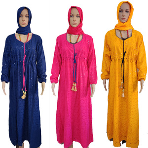 Modest Fashion <b>Printed</b> Dress Jalabiyat Kaftan Dubai <b>Islamic</b> Wear <b>Printed</b> Kaftans For Womens Long Maxi Dress - Product Image 1
