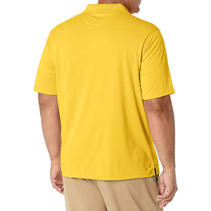 Golf pour hommes à séchage rapide de haute qualité pour polos Logo personnalisé respirant Polyester Spandex motif solide prix d'usine en gros - Product Image 2