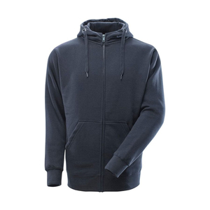 Pull à capuche lavable à fermeture éclair pour hommes 100% coton lourd Streetwear 2024 sweat à capuche surdimensionné sweat à capuche blanc pour hommes - Product Image 6
