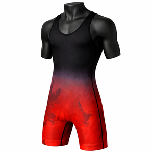 Traje de Compresión para Lucha Libre con Sublimación de Tinte Degradado, Transpirable, de Secado Rápido, Elástico, OEM, Marca Privada, Venta al Por Mayor - Product Image 3