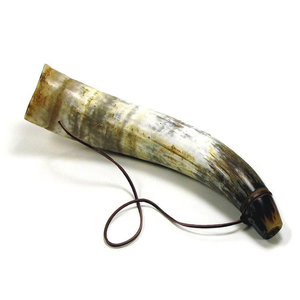 Corneta Vikinga Hecha a Mano Personalizada de Cuerno de Búfalo, Forma Natural, Acabado Pulido, Resistente al Agua - Product Image 2