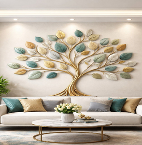 Décoration murale en métal moderne et élégante pour rehausser votre style intérieur. Finition durable. Disponible à prix de gros. - Product Image 1