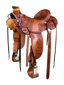 Premium Quality Genuine Leather Horse Western Saddle Barrel Racing and Horse Riding Suitable Western Saddle - Product Image 6