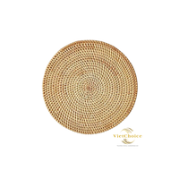 Sets de table épais en rotin tressé à la main personnalisables - Sets de table durables, résistants à la chaleur, pour la maison, les banquets et l'extérieur