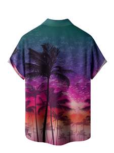 Sortie bureau plage porter accepter taille personnalisée porter pour hommes/150 grammes/respirant 100% coton col cou lourd - Product Image 2