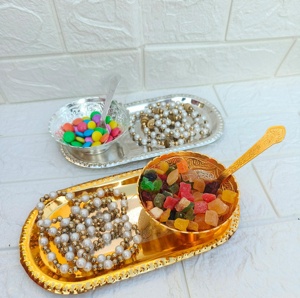 Mesa centro de mesa de comedor decoración del hogar marioneta pareja dulce boca India ambientador tazón bandeja cuchara conjunto regalos boda Favor - Product Image 2