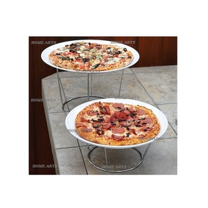 Présentoir de pizza en fer de conception tendance forme et taille personnalisées support de service de pizza pour fournisseur en gros - Product Image 5