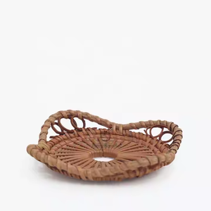 Posavasos redondos de ratán ecológicos hechos a mano para cocina, comedor, oficina, precio al por mayor, vajilla de cocina - Product Image 2