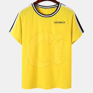 บริการ OEM ขายส่ง เสื้อยืดผู้ชายผ้าฝ้ายถัก 100% ผลิตตามสั่ง แห้งเร็ว - Product Image 1