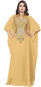 ชุดคลุมยาวสไตล์อาหรับคาฟตันสำหรับงานปาร์ตี้ยาวถึงพื้นผ้าคาฟตันสำหรับใส่ไปงานแต่งงานชุดราตรีชายหาดสไตล์อาหรับ - Product Image 4