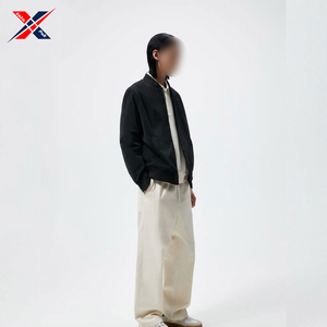 Couleur noire bonne qualité avec un prix raisonnable blouson bombardier respirant avec impression de logo personnalisé pour hommes - Product Image 3