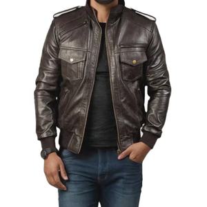 Chaqueta de Invierno de Cuero Genuino Ecológico para Mujer, de Alta Calidad, con Diseño de Dibujos Animados de Marca de Moda, Cierre Doble, Casual - Product Image 1