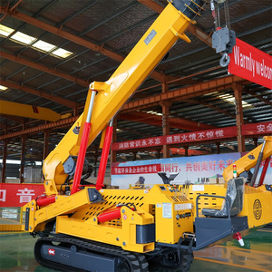 Mini-grue sur chenilles électrique KCCL Crawler Spider Crane de 3 tonnes avec système de surveillance à distance pour travaux de construction - Product Image 3