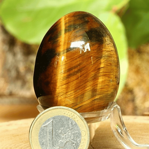 คริสตัลบำบัดไข่ตาเสือสำหรับตกแต่งบ้านและอัญมณีขัดเงาปรับสมดุลพลังงาน - Product Image 3