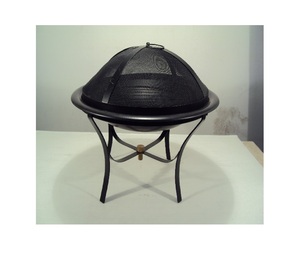 Chauffage de jardin en fer noir de grande taille avec écran d'étincelles pour la maison, le jardin, le salon, le bureau et l'extérieur. - Product Image 3