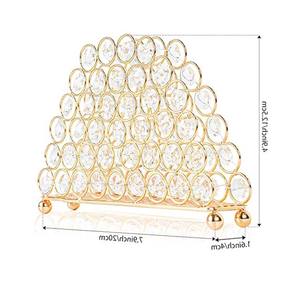 Porte-serviettes debout en cristal de qualité supérieure distributeur de Table de luxe pour cuisine salle à manger fête mariage et décor de pièce maîtresse élégant - Product Image 4