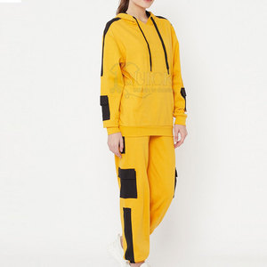 Nuevo Estilo, Transpirable, Sólido, Ligero, con Capucha, Conjuntos Deportivos Casuales de Invierno para Mujer, Servicio OEM, Material de Poliéster/Algodón - Product Image 2