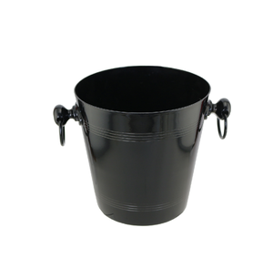 Seau à glace en métal Bacs à boissons et refroidisseur de vin et refroidisseur pour forme ronde et poignée au meilleur prix - Product Image 3