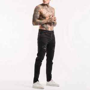 Colección de Lujo, Acabado Suave al Tacto, Sensación Auténtica de Mezclilla, Corte Entallado, Diseño Arquitectónico para Hombre, Pantalones de Mezclilla Premium - Product Image 1