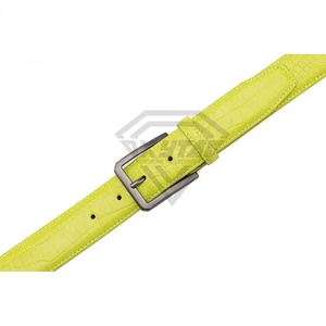 Ceintures en cuir de vachette faites à la main Boucles en acier au carbone automatiques de luxe avec logo personnalisé Style décontracté Service OEM de qualité supérieure - Product Image 4