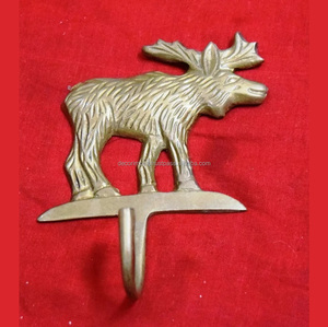 Chất Lượng Hàng Đầu Nghệ Thuật Hình Tuần Lộc Brass Quần Áo Móc Áo Móc Cho Quần Áo Và Khăn Treo Với Giá Bán Buôn - Product Image 1