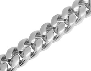 Chaîne cubaine Hip Hop pour hommes de luxe entièrement glacé S925 argent Moissanite diamant clouté - Product Image 4