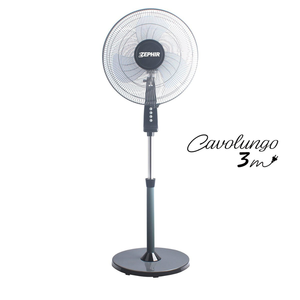 Zephir ZNG41P ซูเปอร์เซนต์พัดลมตั้งพื้น45วัตต์พร้อมฐานกลมและใบมีดกว้าง40ซม. ระบบพัดลมประเภทผลิตภัณฑ์ - Product Image 2