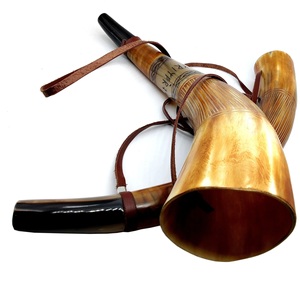 Instrumento de soplado de Shofar de cuerno de búfalo pulido para uso espiritual - Product Image 3