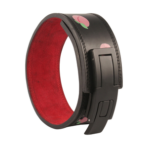 Ceinture de levier d'haltérophilie en cuir imprimée sur mesure 13mm 10mm Support dorsal de gymnastique Logo de fitness d'haltérophilie sportive sublimée - Product Image 4
