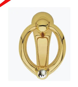 Heurtoir de porte en métal fini doré brillant très vendu pour hôtels et maison - Product Image 5